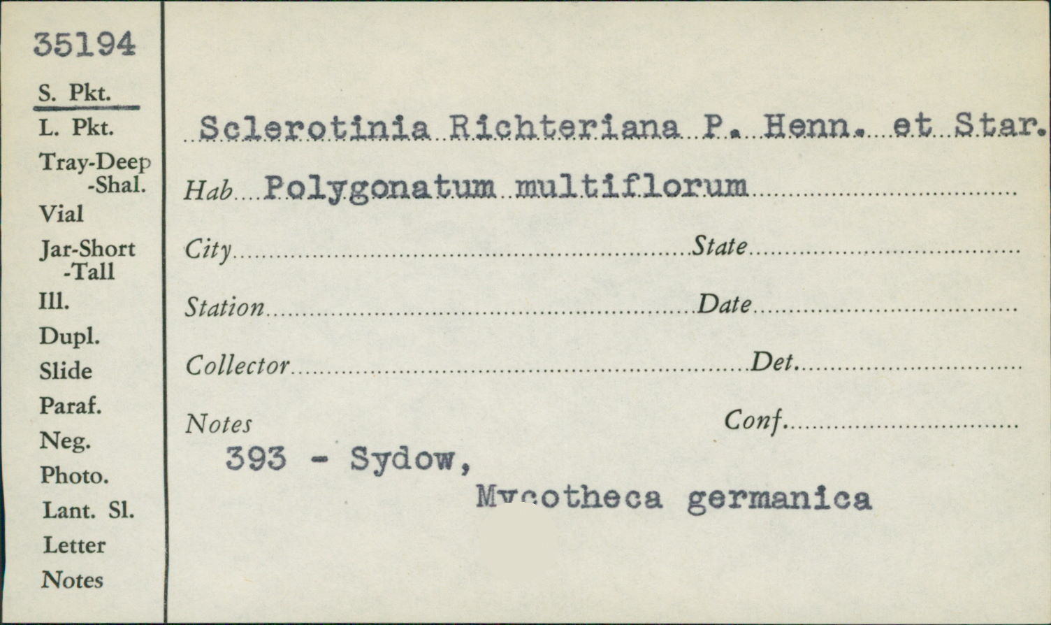 Sclerotinia richteriana image