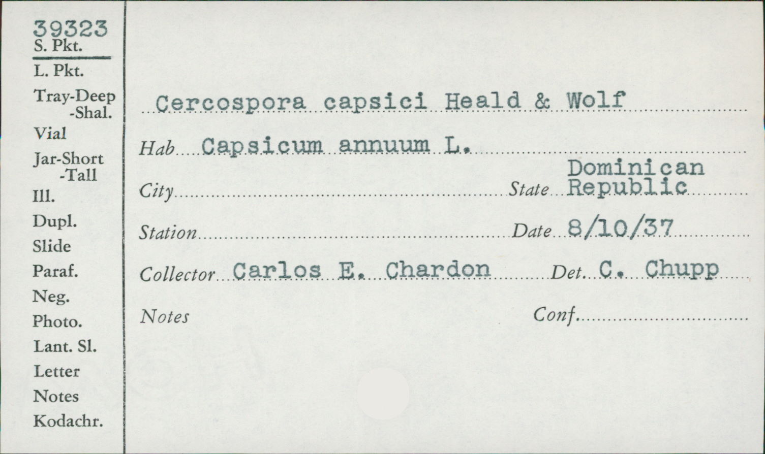 Cercospora capsici image
