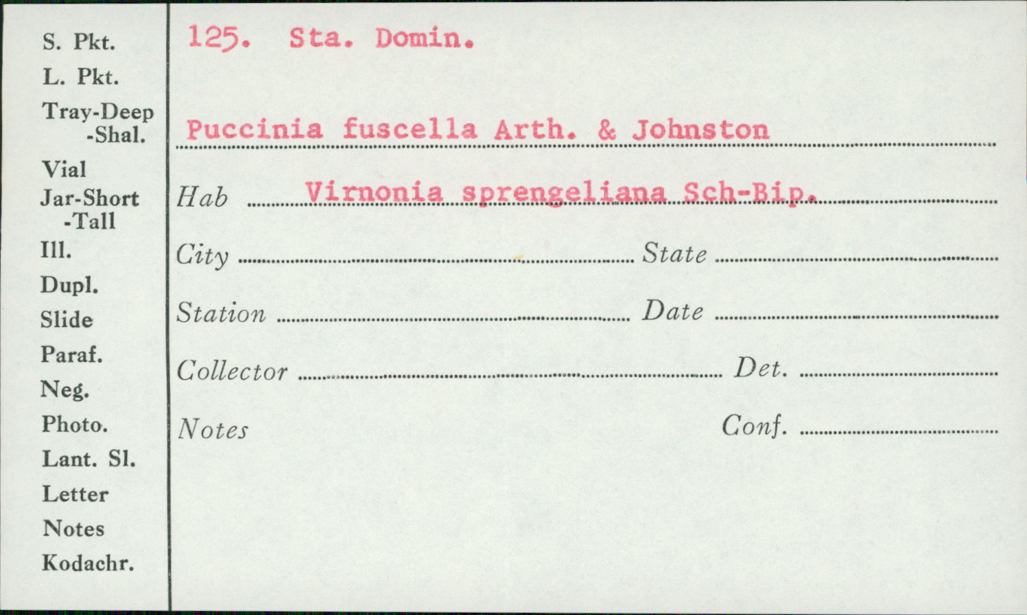 Puccinia fuscella image