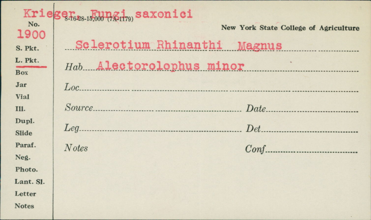 Sclerotium rhinanthi image