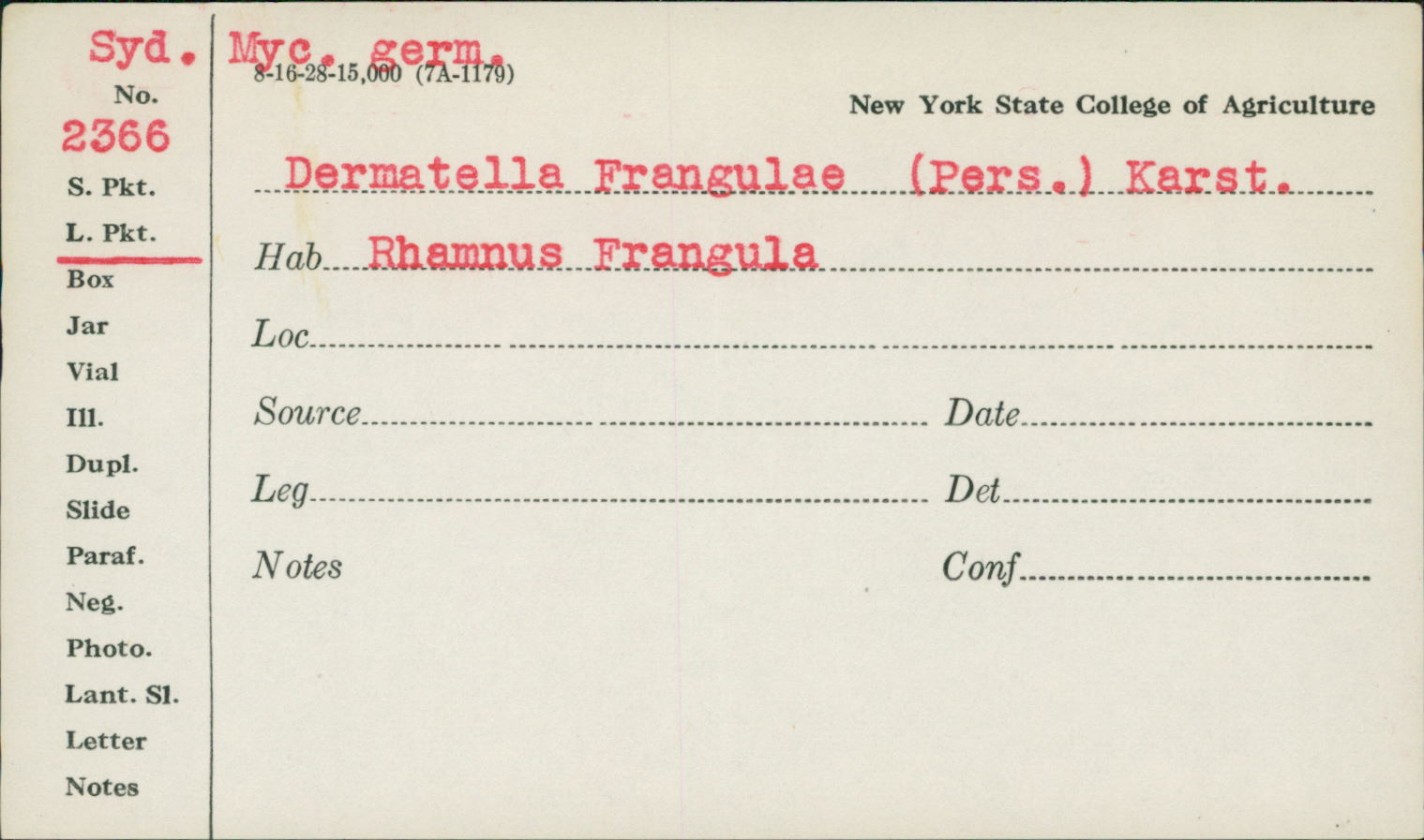 Pezicula frangulae image